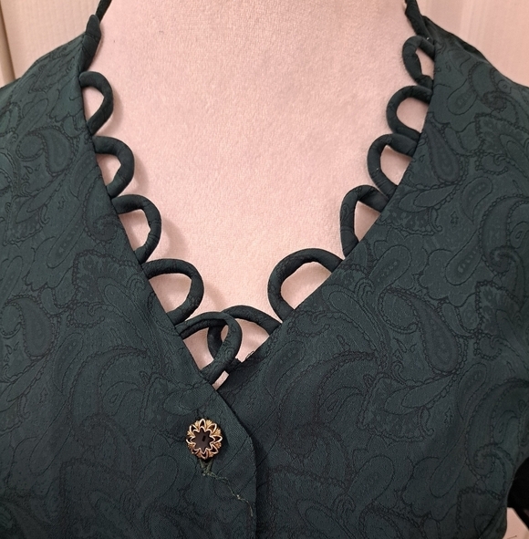 Miss Darby Emerald Green Midi Dress   Size 10 - Picture 2 of 15